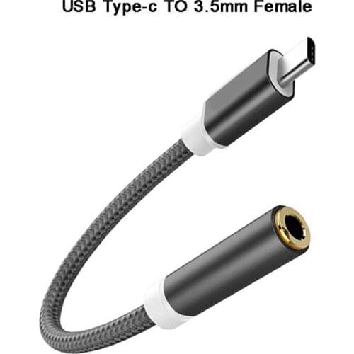Usb Type C To 3.5mm Aux Headphone Cable Adapter Type-c 3.5 Jack Audio Cable Original For Letv 2 2pro Max2 Pro 3 Xiaomi 6