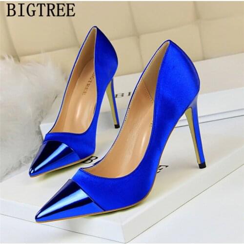 Dress Shoes Women New Arrival 2020 Women Pumps Designer Heels Women Wedding Shoes Tacones Bigtree Shoes Tacones Altos Mujer Sexy
