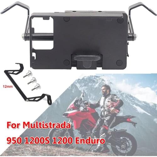 Motorcycle GPS Smart Phone Navigation Bracket USB Charging For DUCATI MULTISTRADA 950 1200S 1200 Enduro 2015 2016 2017 Stand