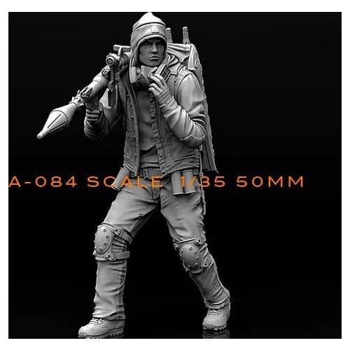 1/35(50mm) Resin Kits NPG Anti-tank hand resin soldier Model Self-assembled A84