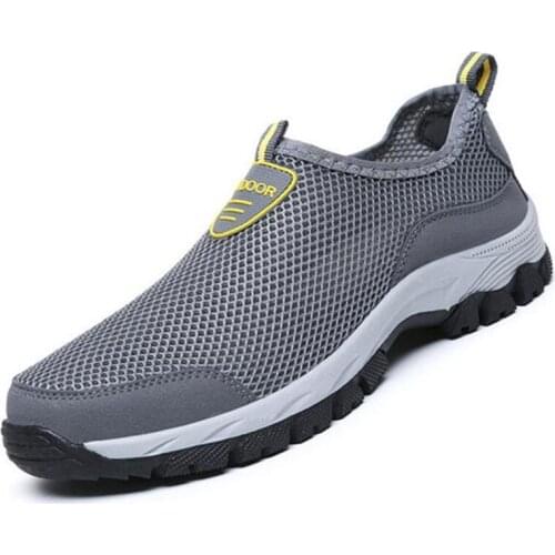 2018 Hot Sales Large Size New Breathable Mesh Summer Men Casual Shoes Slip on Male Fashion Outdoor Travel Shoes;Breathable Shoes