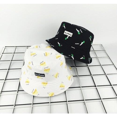 Bucket Hat Cap Female Summer Hip Hop Cap Bob Banana Fisherman Hat Men Women Fisherman Hats Chapeau Femme