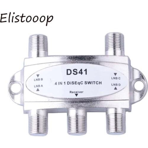 LNB Switch TV DiSEqC Switch 4x1 DiSEqC Switch Flat satellite antenna receiver For TV Satellite Receiver