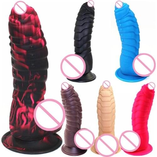 Realistic Silicone Dildo Penis 7 Inch Sex Toys Masturbator G Spot Phallus with Powerful Suction Cup for Women Adult Sex Shop