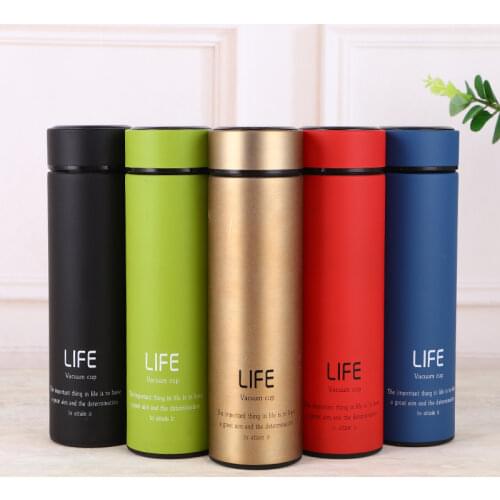 500ml Hot Water Thermos Tea Vacuum Flask With Filter Stainless Steel Travel Sport Thermal Coffee Mug Tea Bottle Office Business