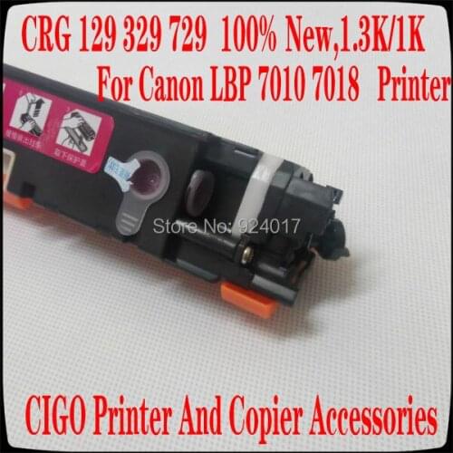 For Canon LBP7010C LBP7018C LBP7010 LBP7018 LBP-7010 LBP-7018 Color Toner Cartridge,CRG 129 329 729 LBP 7010c 7018c 7010 Toner