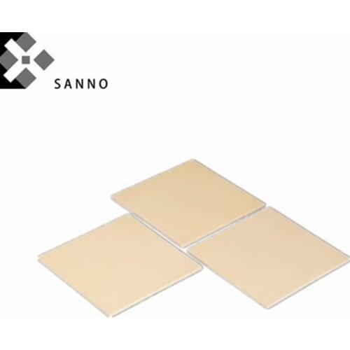 High temperature heat insulation yellow zirconia plate 100x100x3.5mm zro2 calcium stabilized dioxide ceramic sheet for carbide