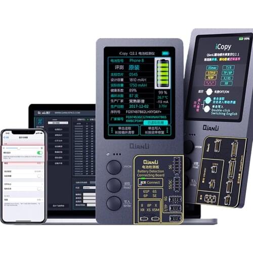 Qianli iCopy Plus LCD Screen Photometer For phone 7 8 8P X XR XS Max Original Color Repair Programmer Add Battery/Lighting Board