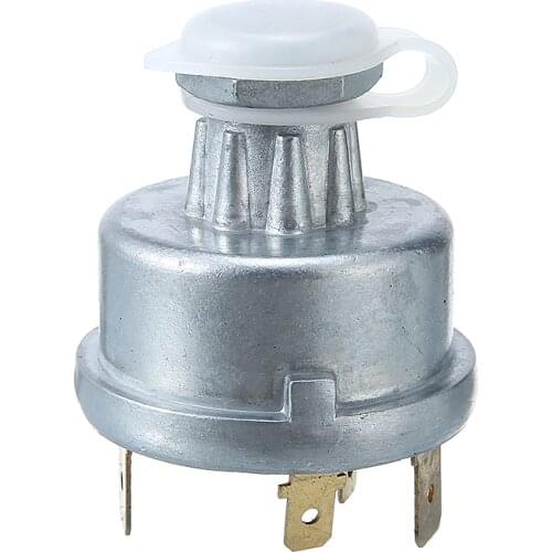 1pc12-24V Car Auto Tractor Ignition Switch Starter With 2 Keys 4 Position Off/On/Heater/Ignition DIY Parts Accessories