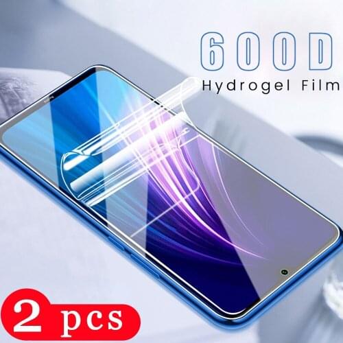 2Pcs cover for xiaomi redmi note 9s 8 8t 7 6 pro hydrogel film redmi 8A 7A 6A phone screen protector protective film Not glass