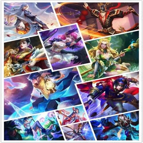 5D Diamond Painting Embroidered Poster Cross Stitches Kit Mobile Game Modeling Wu Zetian Domineering Emperor Wall Stickers