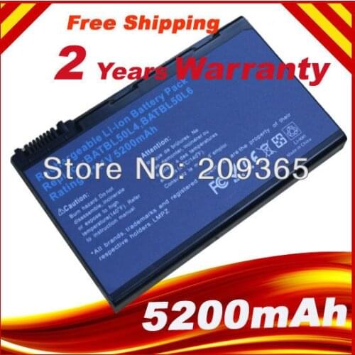 Laptop Battery For Acer Aspire 3100 3000 3103 3690 3650 5000 5100 5101 5102 5110 5515 5610 5630 BATBL50L4 BATBL50L6