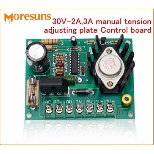 Free Ship 3PCS/LOT 30V-2A,3A manual tension adjusting plate Control board slitting machine magnetic powder clutch brake board