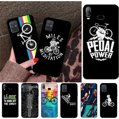 CUTEWANAN BIKE CYCLING art DIY Painted Bling Phone Case For Samsung A10 A20 A30 A40 A50 A70 A80 A71 A91 A51 A6 A8 2018