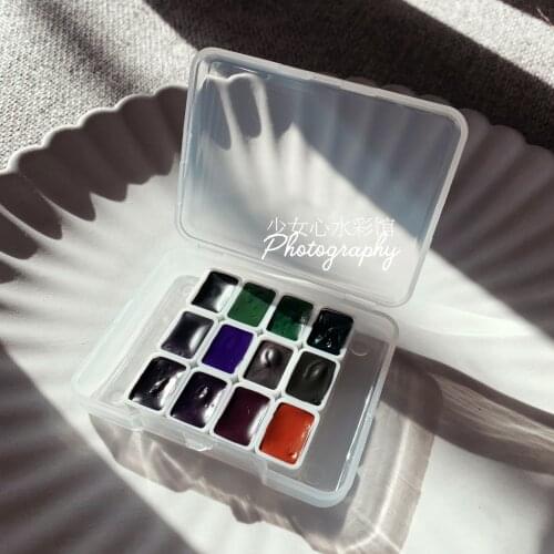 Daniel Smith Watercolor Paint Sub-packing Layered Color Precipitation Color 12 Color Acuarelas Profesionales Painting Supplies