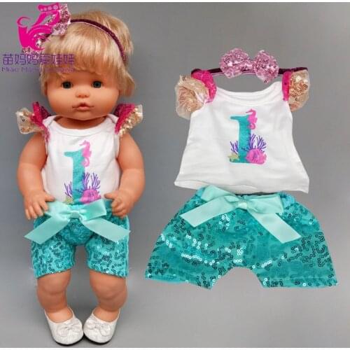 For 40cm Nenuco doll Ropa y su Hermanita clothes 16 inch baby doll outfits