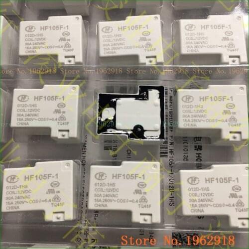 JQX-105F-1-012D-1HS HF105F 4 30A T90 12v