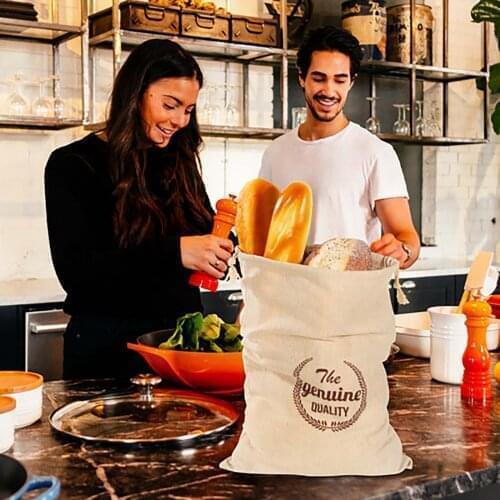 Linen Bread Bag Reusable Bread Storage Bag Baguette Drawstring Bag Pouch Bagel Bun Portable Food Storage Bag Мешок для хлеба