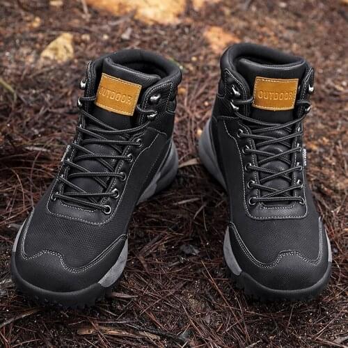 Zapatos Hombre Invierno Tenis Altos Winter Boots Sneakers High Top Men Shoes Leather Man Hightop Sneaker Mens Walking Casual