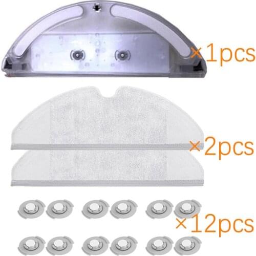 Xiaomi Roborock Robot Vacuum Cleaner Part Kit Side Brush HEPA Filter Mop Cloths Water tank replacements for Xiaomi Roborock