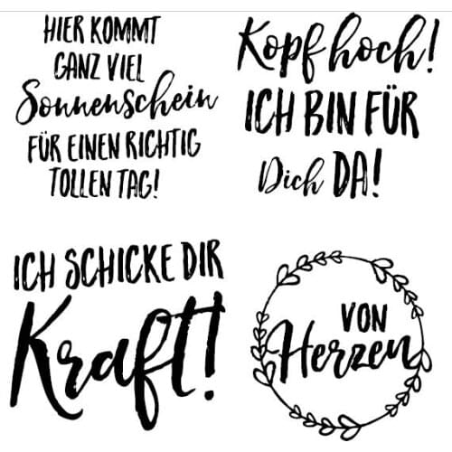 German Transparent Clear Stamp for DIY scrapbooking/Card Making C394