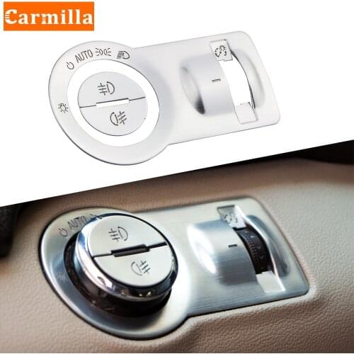 Carmilla 2021 New Car Head Lights Switch Button Knob Cover for Chevrolet Cruze Malibu Aveo Trax for Opel Mokka ASTRA J Insignia