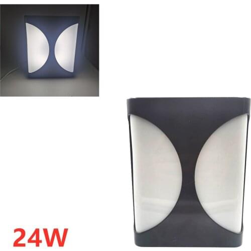 Outdoor LED Wall Light Waterproof IP COB LED Porch Lights Modern Indoor Home Decor Plastic Wall Lamp for Yard Corridor light