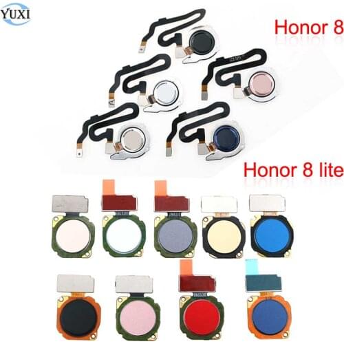 YuXi For Huawei Honor 8 8 lite Fingerprint Sensor Scanner Touch ID Home Button Flex Cable for huawei P8 lite P9 lite 2017