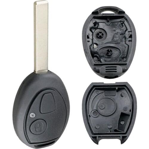 Car Key Replacement 2 Button Remote Car Key Shell Fit for MG BMW-Mini Cooper R53 R50 S Land Rover 75 Z3 Z4 X3 X5 e46 e39 e36 e34