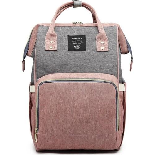 Diaper Bags Fashion Waterproof Women Backpack Maternity Mummy Bag 16L Large Capacity Baby Travel Outdoor Storage Nursing Bag