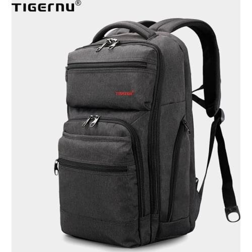 Tigernu Brand 29L Anti Theft Men Fashion USB Charger Male Mochila 15.6inch Laptop Bag Backpacks Travel Casual Schoolbag For Boy