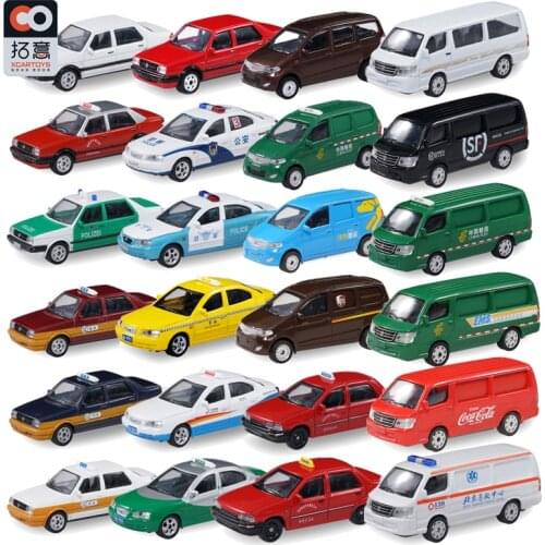 Xcartoys cars 1:64 police Express taxi Postal ambulance car Die-casting alloy car car model toys