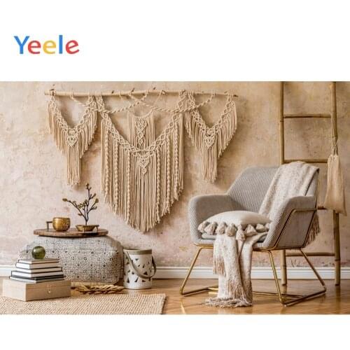 Curtain Chair Capet Table Ladder Wooden Floor Home Decor Backdrop Photography Custom Photographic Background For Photo Studio