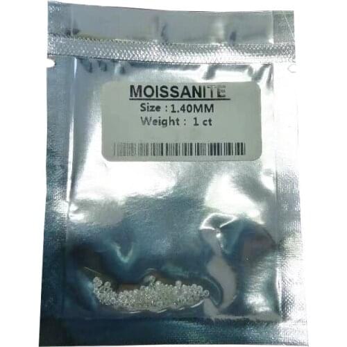 1.4mm Loose Moissanite Total 1 carat FG Color small size Loose Bead Test Positive DIY bracelet ring material