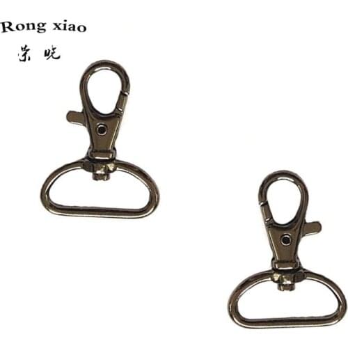 1" Swivel Trigger Snap Hook Black Nickel Gunmetal Claps Clips for Straps Bag Hardware