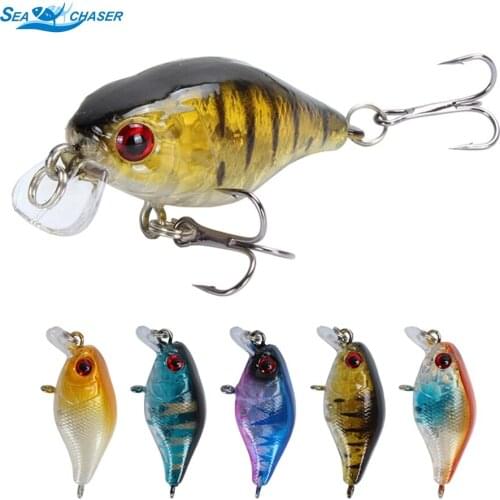 1pcs 45mm 4.2g Crankbait Fishing Lure Topwater Artificial Bait Minnow Wobblers Plastic Hard Bait peche Fishing Tackle WW304