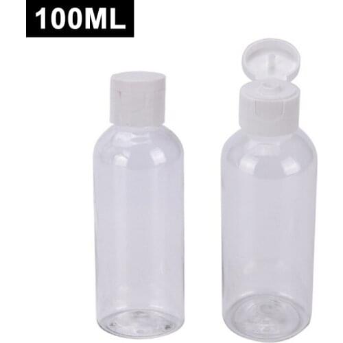 100ml Empty Refillable Plastic Bottle Squeeze Jar Multifunction Makeup Container for Travel Cosmetic Lotion Containers Accessory
