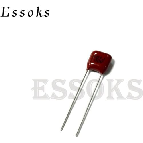 20PCS 100V681J 680PF Pitch 5mm 0.68NF 100V 681 681J CBB Polypropylene film capacitor