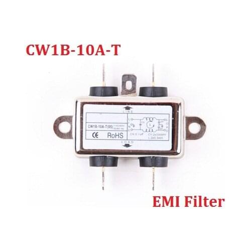 5PCS CW1B-10A-T 10A 115V 250V CW1B 50/60HZ EMI Filter