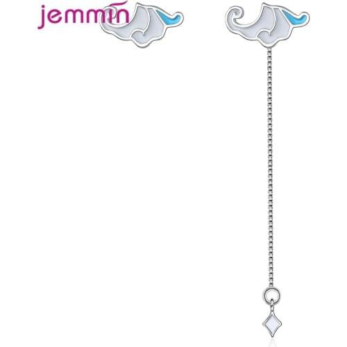 925 Sterling Silver Cute Wedding Earrings For Women Girls 2021 Trend Fashion Jewelry Valentines Day Gift Wholesale