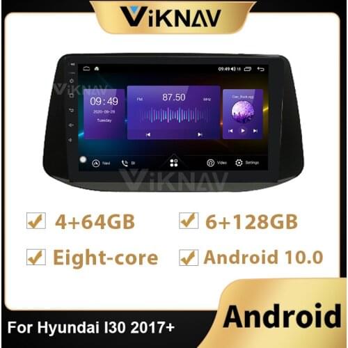 128G 9 inch screen For Hyundai I30 2017 2018 2019 2020 Car Android GPS Navigation Radio Car multimedia video Player head unit