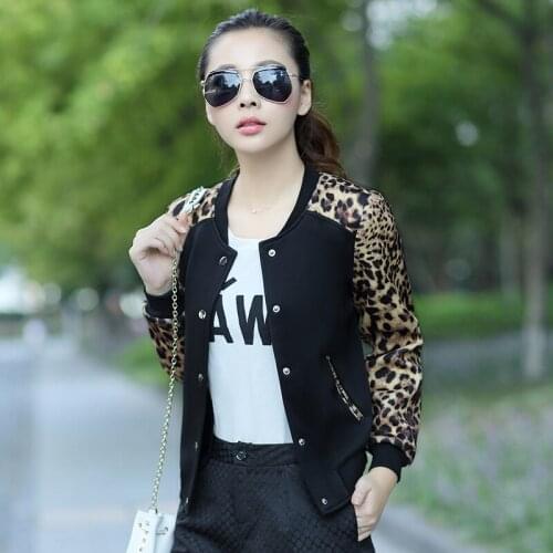 White color Fashion Women Jacket autumn Long Sleeve big Jacket outwear Zipper Slim New Summer Female Coat winter Baseball Jacket