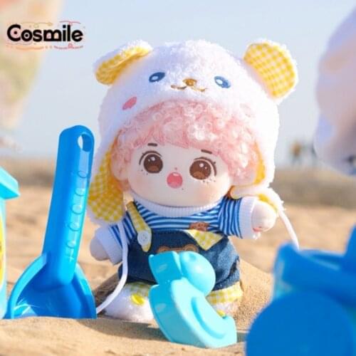 Cosmile Doll Bear Outfit Idol Star Clothes Costume Cosplay Fit For 10cm 15cm 20cm Plush Doll Toy Stuffed Cos Cute Xmas Gift MO C