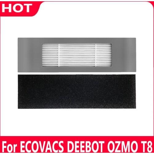 Hepa Filter Parts For ECOVACS DEEBOT OZMO 920, 950, T5, T8 AIVI Robot Vacuum Cleaner Sponges Set Replacement Accessories