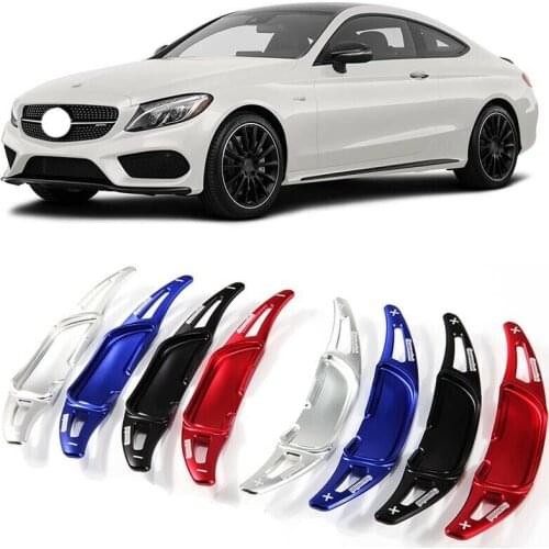 Savanini Alloy Add-On Steering Wheel DSG Paddle Shifters Extension For Mercedes Benz C63 AMG 2015-2018