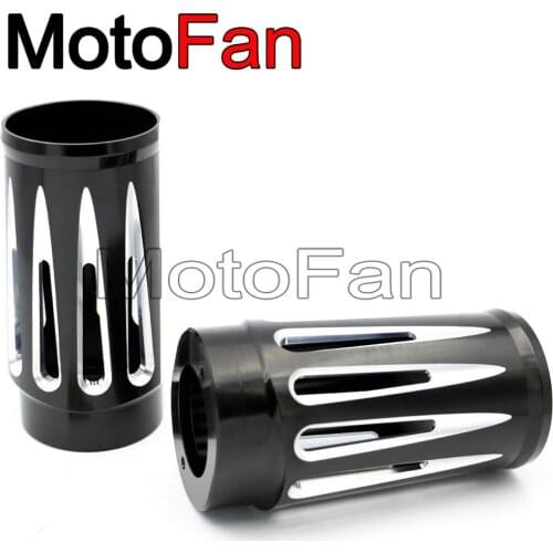 Custom Motorcycle Front Upper Fork Slider Covers Kit for 2014-2016 Harley Touring Electra Glide Road King Street Glide