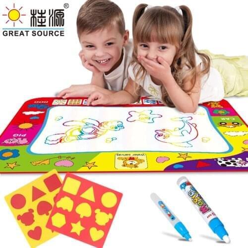 Colorful Draw Toy Magic Water Drawing Mat Board Creactive Amazing Educational Toys Book Set Doodle 80*60cm(31.50"*23.63")(5PCS)