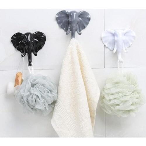 Multi-purpose Elephant Hook Wall Coat Keys Bags Clothes Hook Household Decor Hooks American Style Wall Decor Hooks