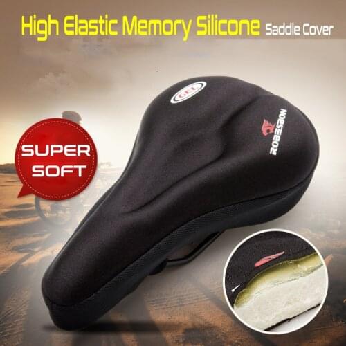 Soft Comfortable MTB Cycling Saddle Cover Breathable Sponge Bike Saddle Shock Absorption Mountain Bicycle Seat Cover