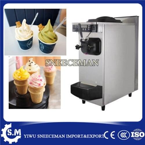 Mini table top ice cream machine maker yogurt making machine no noisy
